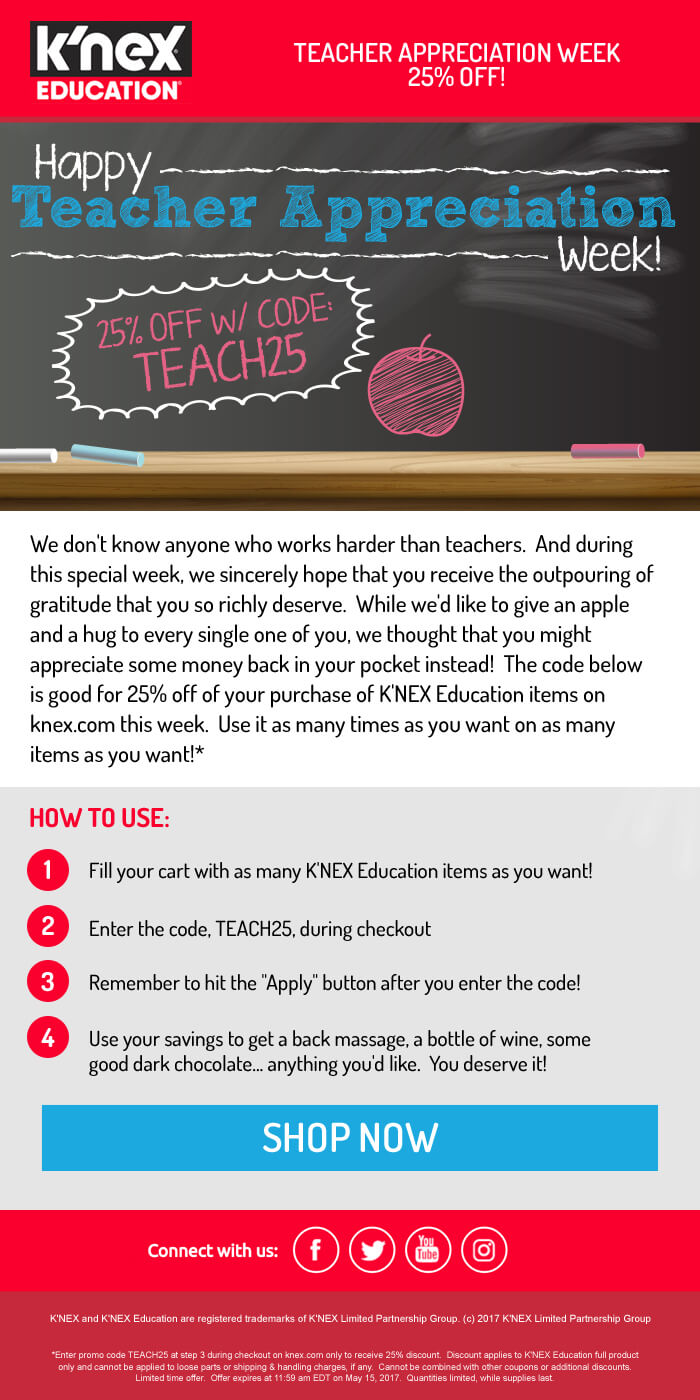K'NEX Education Email